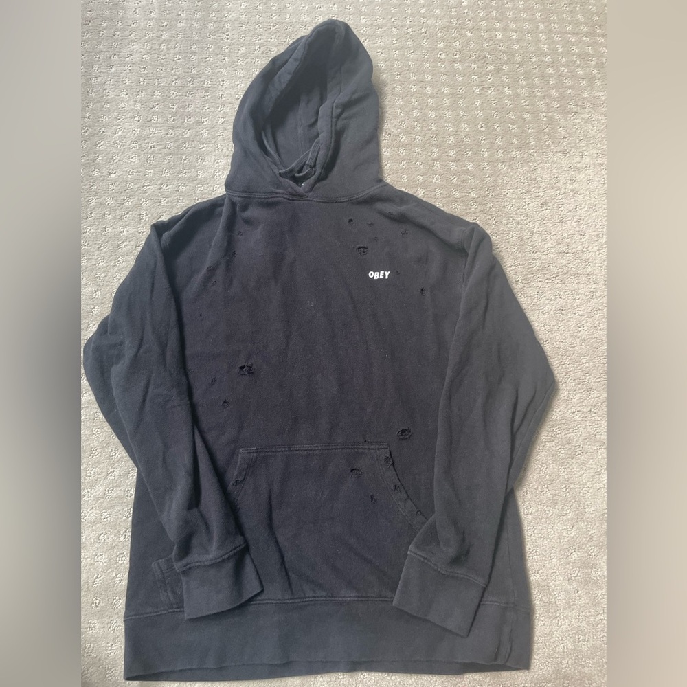 Vintage Obey Black Sweatshirt